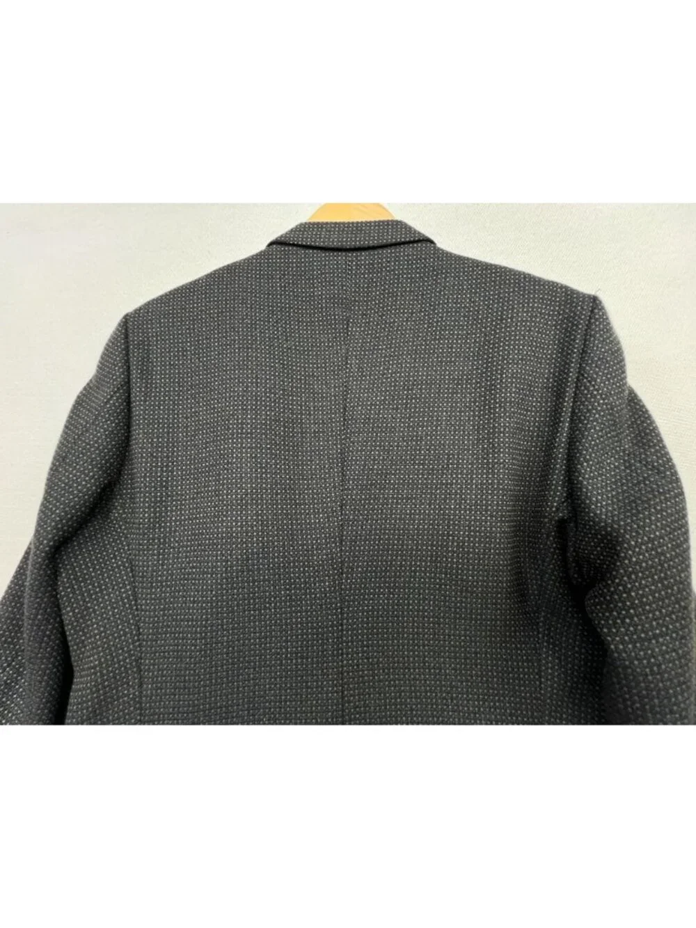 Armani Collezioni Saks Fifth Ave Men's Wool 2 Button Blazer Sz 42R Charcoal Gray